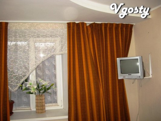 One room - a bedroom,
second room - studio, in which - Apartments for daily rent from owners - Vgosty