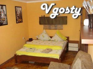 1-кімнатний напівлюкс на Україну - Квартири подобово без посередників - Vgosty