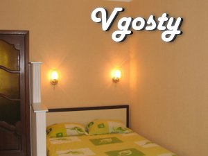 A cozy two -bedroom apartment in the heart of the city. windows - Apartments for daily rent from owners - Vgosty