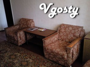 Furnished, cozy one-bedroom apartment located in the - Apartments for daily rent from owners - Vgosty