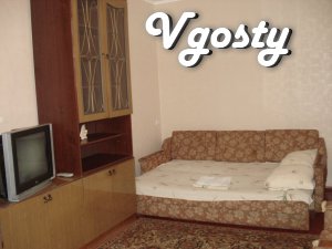 Furnished, cozy one-bedroom apartment located in the - Apartments for daily rent from owners - Vgosty