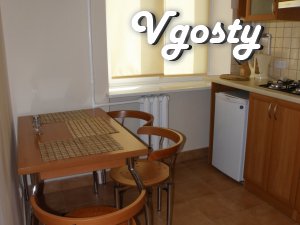 The apartment is renovated near the cinema "Ray" ("Prom - Apartments for daily rent from owners - Vgosty