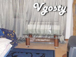One bedroom cozy studio apartment.
Nearby parking, issuing - Apartments for daily rent from owners - Vgosty