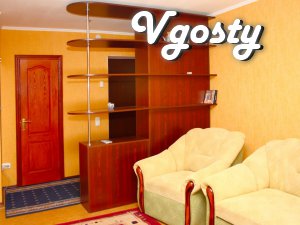 Great studio apartment in Sumy. Interior - Apartments for daily rent from owners - Vgosty