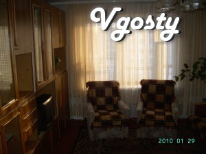 Cozy apartment near stop, magazin.Bronirovanie, - Apartments for daily rent from owners - Vgosty