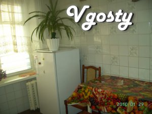 Cozy apartment near stop, magazin.Bronirovanie, - Apartments for daily rent from owners - Vgosty