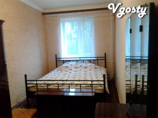 One-bedroom, Security door, combination lock in the stairwell, - Apartments for daily rent from owners - Vgosty
