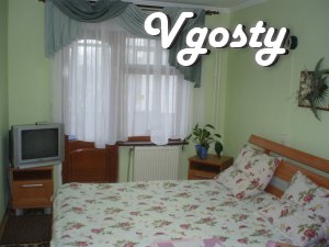 The apartment is located on the 1st floor of apartment buildings , hea - Apartments for daily rent from owners - Vgosty