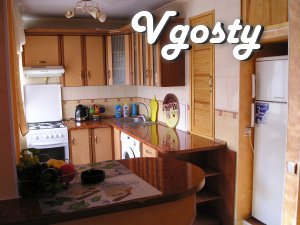 Daily rent two-bedroom apartment - studio: Renovation, - Apartments for daily rent from owners - Vgosty