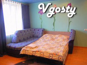 Description: Flat for rent, one-room studio Donetsk - Apartments for daily rent from owners - Vgosty