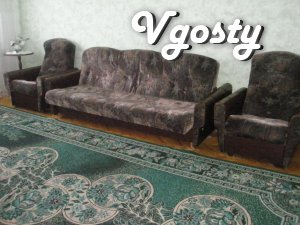 # Area - 50 m2.
# 3 floor.
# The two sofas and an armchair.
# 5 - Apartments for daily rent from owners - Vgosty