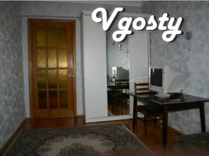 # Area - 70 m2.
# 4 floor.
# 2 sofas + armchair.
# - Apartments for daily rent from owners - Vgosty