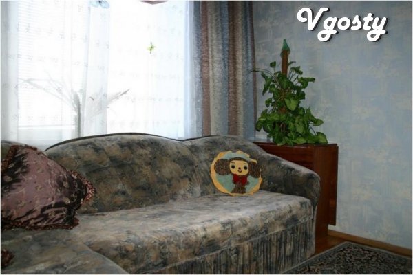 # Area - 70 m2.
# 4 floor.
# 2 sofas + armchair.
# - Apartments for daily rent from owners - Vgosty