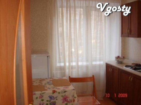 One bedroom apartment , center of Donetsk , 5 min. from - Apartments for daily rent from owners - Vgosty