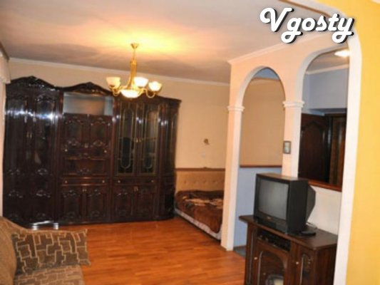Однокімнатна простора квартира в оренду Дніпропетровськ - Квартири подобово без посередників - Vgosty