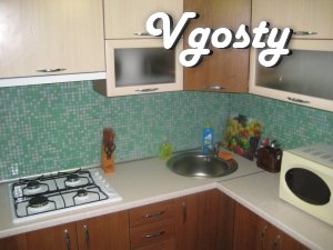The apartment is euro-repair, double bed, - Apartments for daily rent from owners - Vgosty