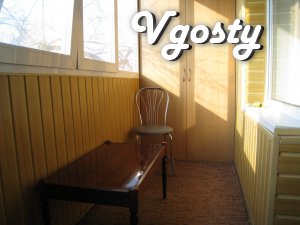 A cozy two-bedroom apartment in the city center (balcony - Apartments for daily rent from owners - Vgosty