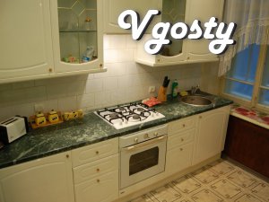 Air conditioning, gas. Column, washing machine, cable TV, - Apartments for daily rent from owners - Vgosty