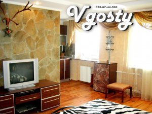 Shikarnaya1-bedroom luxury apartment, studio. Landmark: - Apartments for daily rent from owners - Vgosty