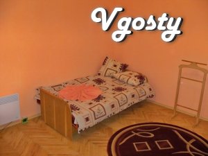 1-кімнатна квартира 30 кв.м. У квартирі є мікрохвильова - Квартири подобово без посередників - Vgosty