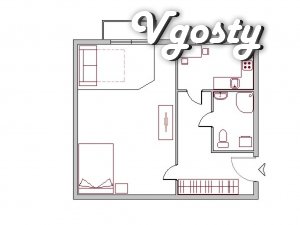 HOT PRICE FOR MONDAY - 300 USD!
Normal price - 599 - Apartments for daily rent from owners - Vgosty