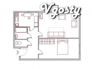 HOT PRICE FOR MONDAY - 300 USD!
Normal price - 560 - Apartments for daily rent from owners - Vgosty