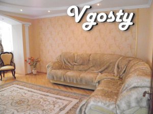 A luxurious two-bedroom luxury apartment in new building in the - Apartments for daily rent from owners - Vgosty